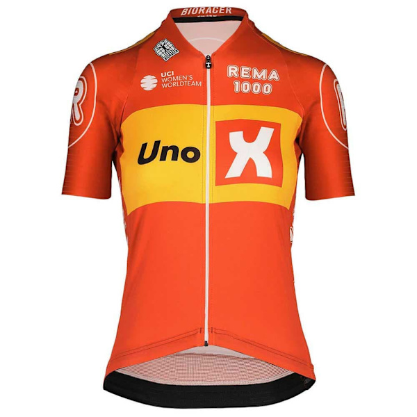 Bioracer Uno-x Icon Korta ärmar Cykeltröja Orange S Kvinna