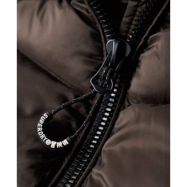 Superdry Vadderad Jacka Fuji Brun M Kvinna