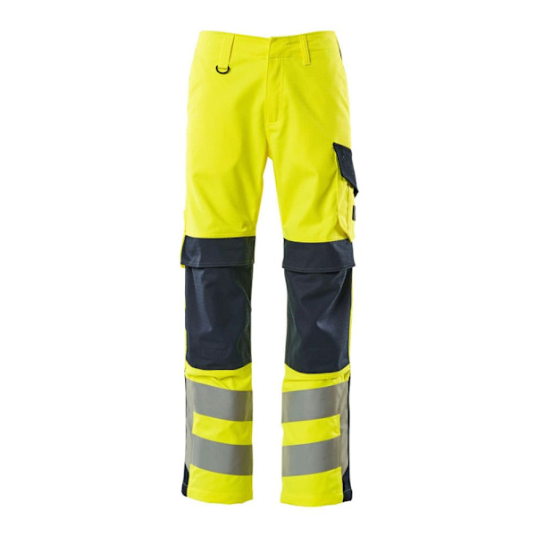 Mascot Stora Byxor Med Knäskyddsfickor Multisafe 13879 Gul 49 / 35