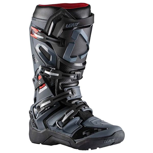 Leatt Flexlock 5.5 Offroad-støvler Sort,Grå EU 45 1/2 Mand