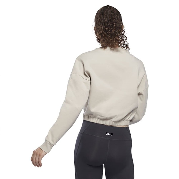 Reebok Sweatshirt Dreamblend Cotton Ml Beige M Kvinde