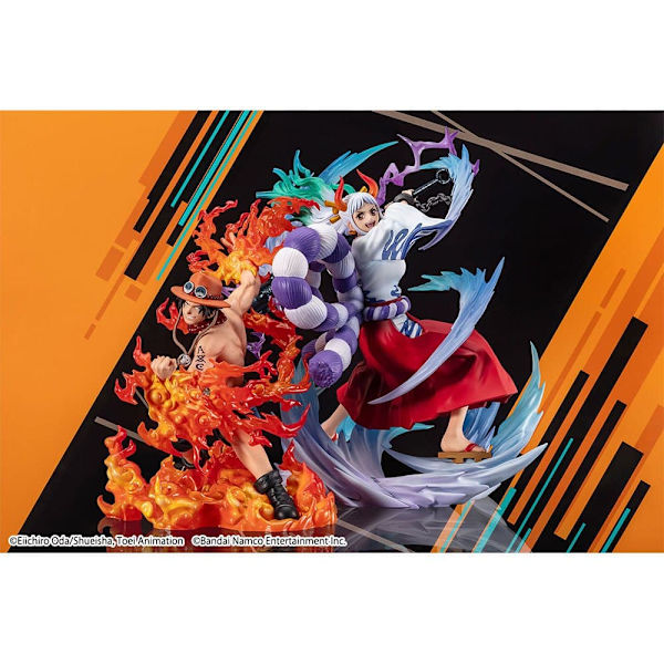 Bandai Tamashii Nations One Piece Zero Pvc Extra Battle Portgas D Ace Bounty Rush 5. Vuosipäivän Hahmo 17 Cm