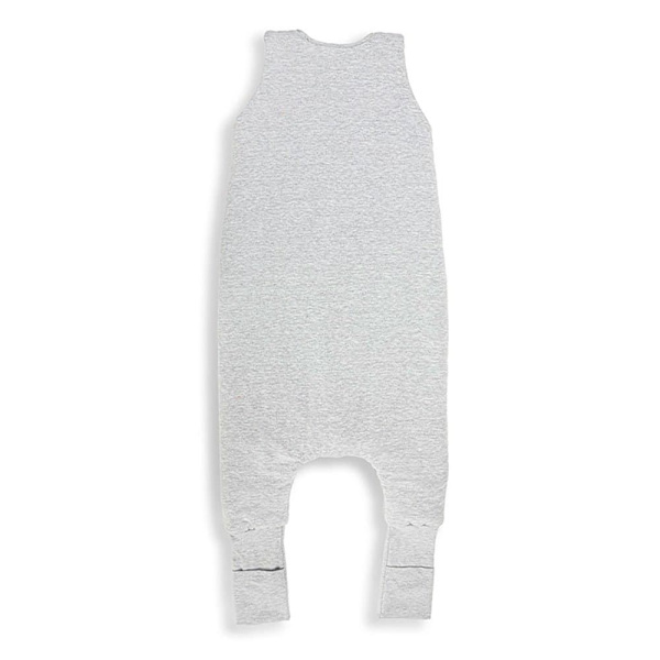 Sleepee Sovepose Med Fødder Jersey Bomuld Reversible Grå M