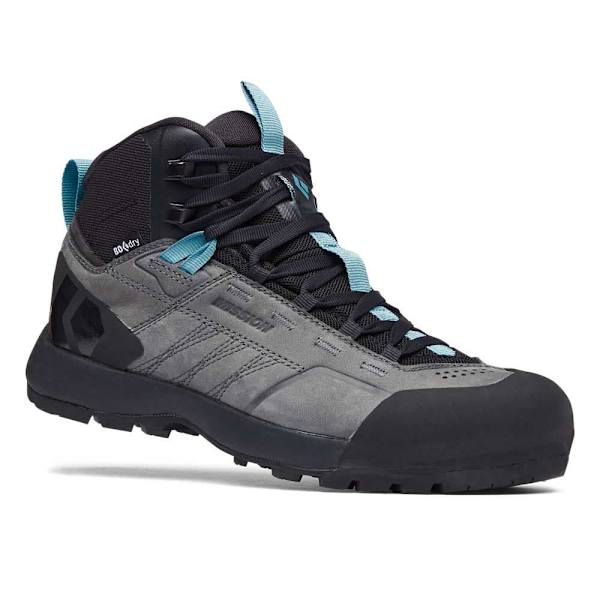 Black Diamond Approach Skor Mission Leather Mid Wp Grå EU 39 Kvinna