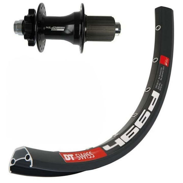 Xlc Mtb Baghjul Dt Swiss 466d Evo 27.5´´ 6b Disc Sort 12 x 142 mm / Shimano/Sram HG