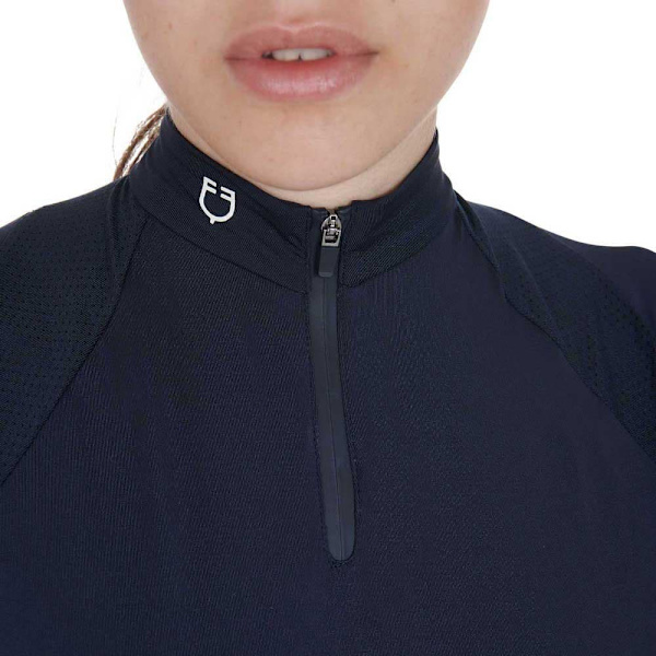 Equestro Technical Zip Kortärmad Polotröja  S