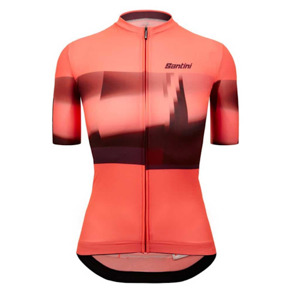 Santini Mirage Korta ärmar Cykeltröja Orange 2XS Kvinna