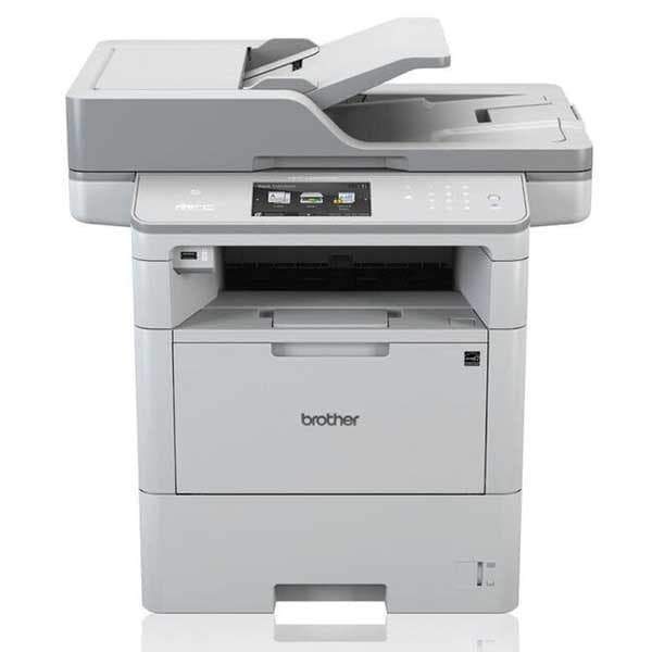 Brother Laser Multifunktionsskrivare Mfcl6710dw Silver Vit