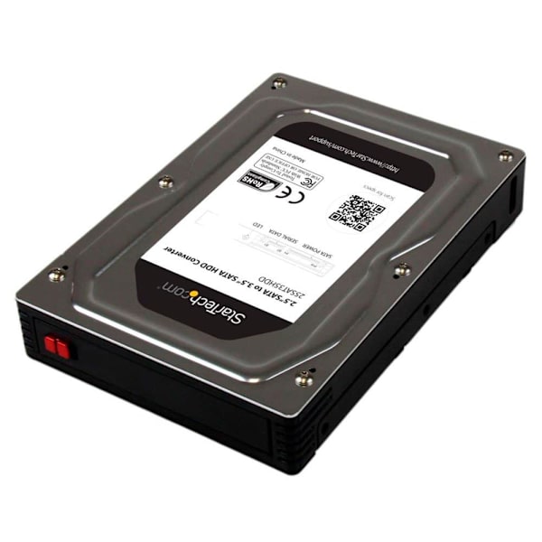 Startech 2,5´´ Sata 3,5´´ Sata Hdd-adapter Medfølger Sort,Grå,Søvfarvet