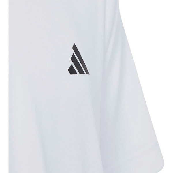 Adidas Kortärmad T-shirt Clu3 Stripes Vit 15-16 Years Pojke