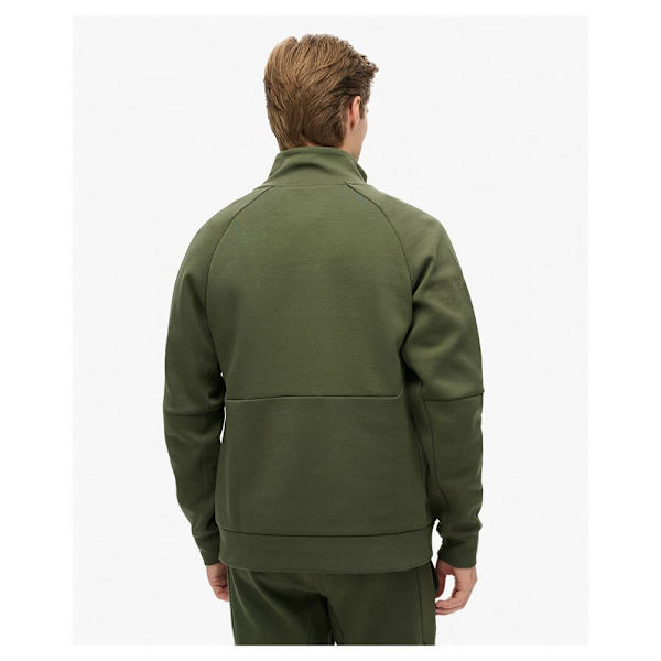 Superdry Tech Sweatshirt Med Dragkedja Grönt L Man