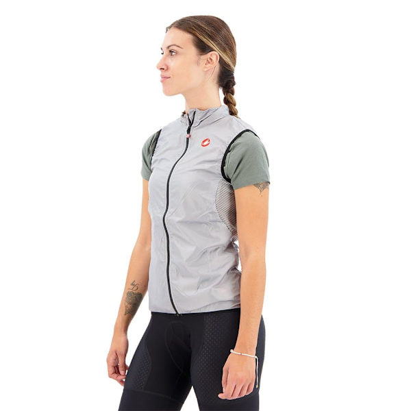 Castelli Gilet Aria Grå S Kvinde