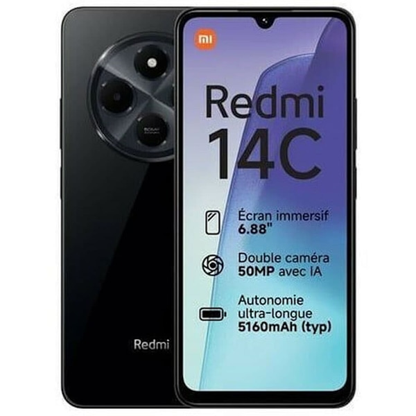 Xiaomi Redmi 14c 8gb/256gb 6.8´´ Sort