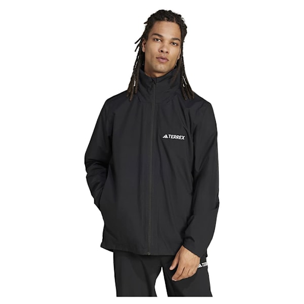 Adidas Multi Essentials 2l Rain Takki Musta XL Mies
