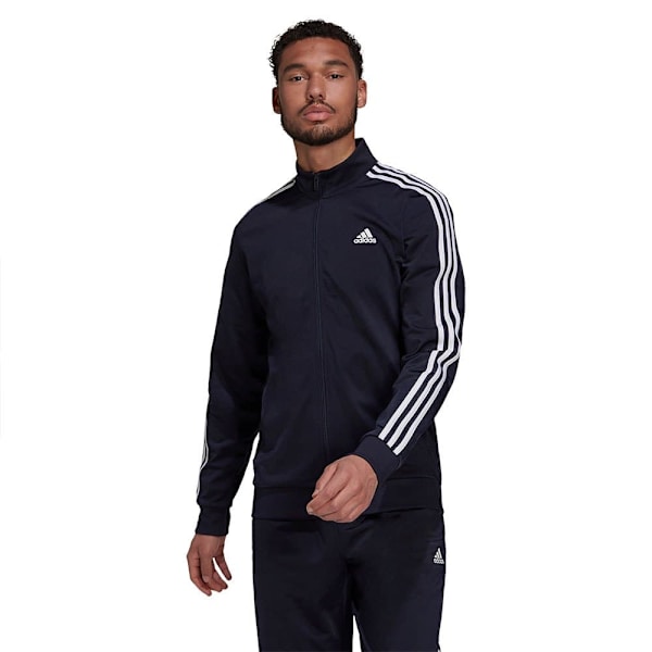 Adidas Stripes Tt Jacket 3 Svart XS / Regular Man