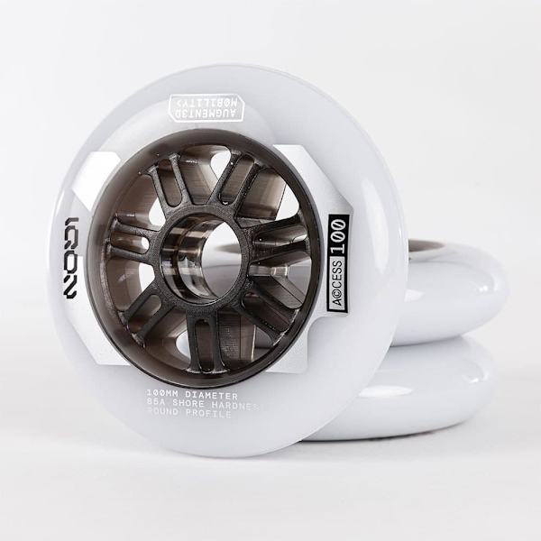 Iqon Skridskor Hjul Access 100 85a 3 Enheter Silver 100 mm