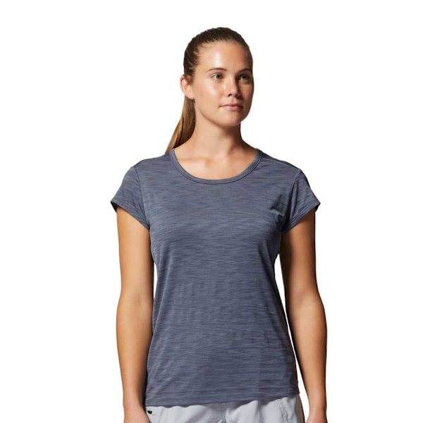 Mountain Hardwear Lyhythihainen T-paita Mighty Stripe™ Sininen L Nainen