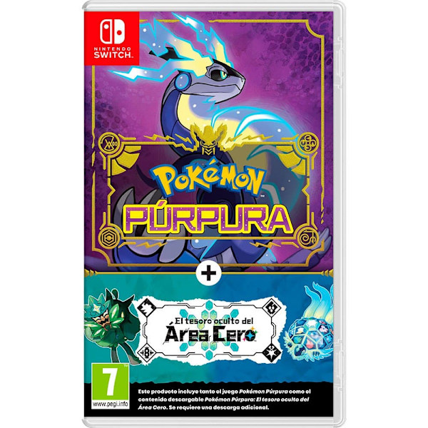 Nintendo Violetti + Nolla-alueen Piilotettu Aarre Switch Pokémon Kirkas PAL