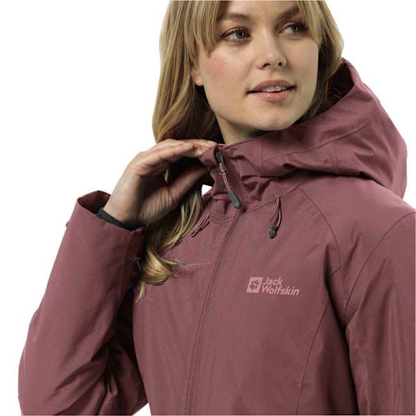 Jack Wolfskin Heidelstein Ins Takki Punainen XS Nainen