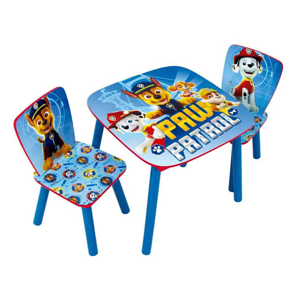 Paw Patrol Lekbord Och Stol Set Set Flerfärgad