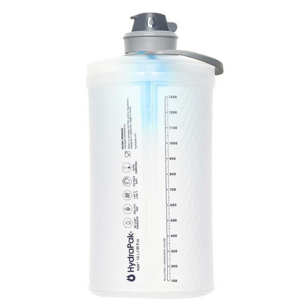 Hydrapak Mjuk Kolv Flux 1.5l Durchsichtig