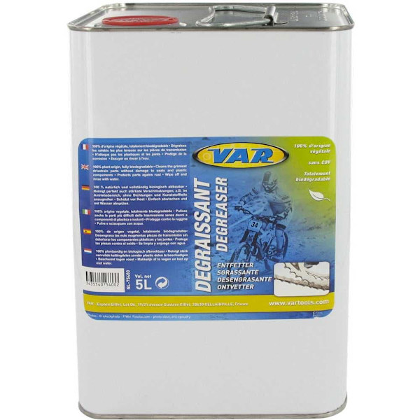 Var Biodegradable Degreaser Tin Hvid 5 Liters