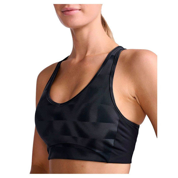 2xu Sports-bh Motion Racerback Sort L Kvinde