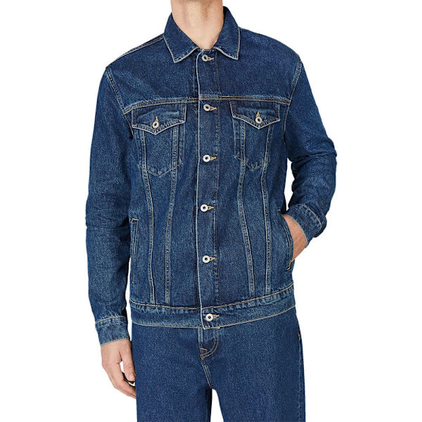 Pepe Jeans Regular Denimjakke Blå S Mand