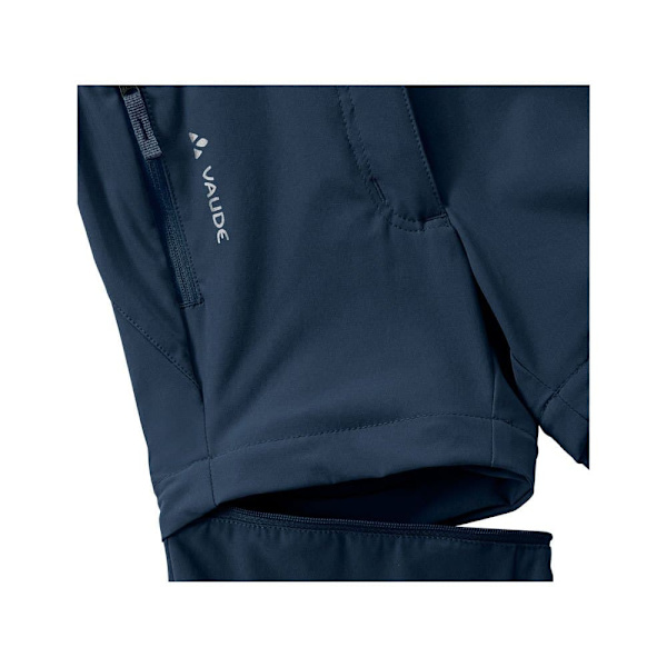 Vaude Byxor Zip Off Slim Fit Blå 146-152 cm Pojke