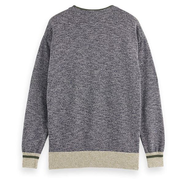 Scotch & Soda Blend Geo Trøje Grå L Mand