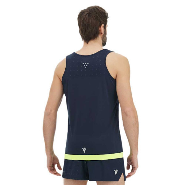 Macron Gervais Reflex ärmlös T-shirt Blå M Man