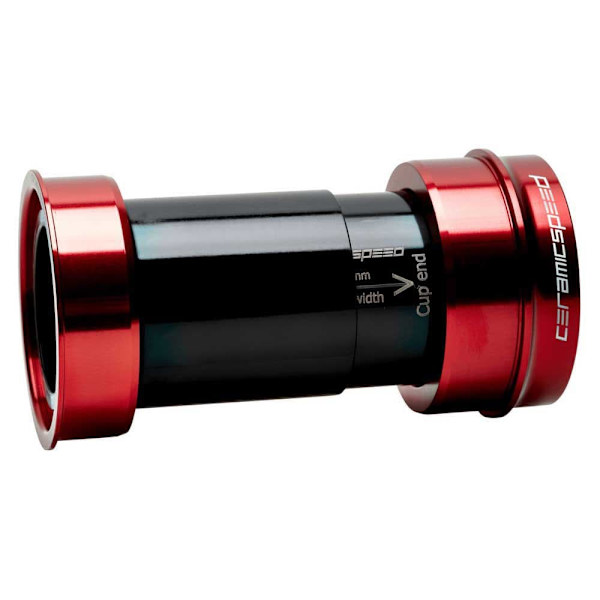 Ceramicspeed Belagte Bundbeslagskopper Pf30a Sram Dub Rød,Sort 73 mm