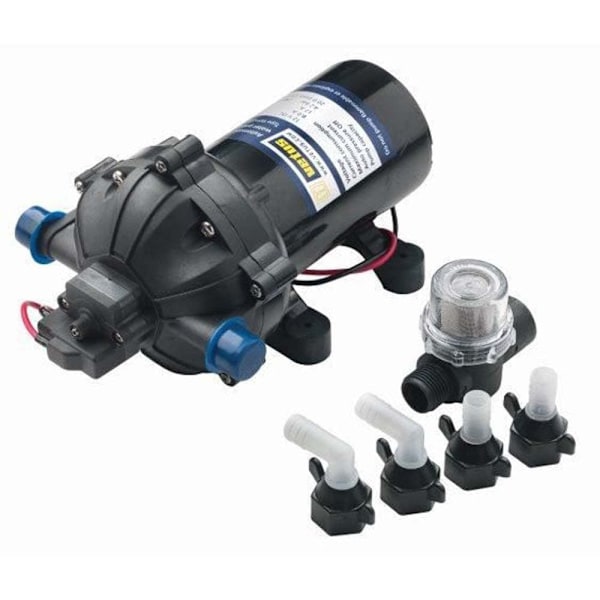 Vetus Vandtrykspumpe 20 L/min 12v Sort