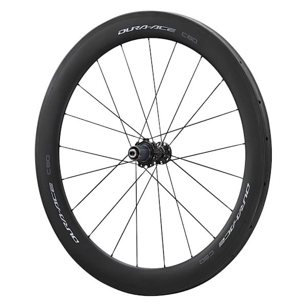 Shimano Dura Ace R9200 C60 Carbon Tubular Maantiepyörän Takarengas Musta 10 x 130 mm / Shimano/Sram HG