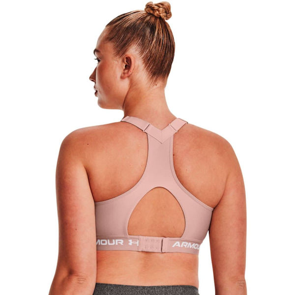 Under Armour Top Høj Support Crossback Rosa 110 / C Kvinde