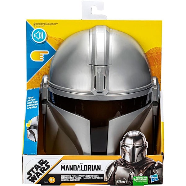 Star Wars Mandalorian Feature Mask Figur Guld,Silver