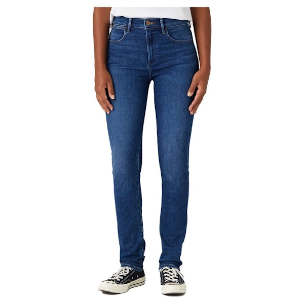 Wrangler Jeans Slim Blå 32 / 34 Kvinna