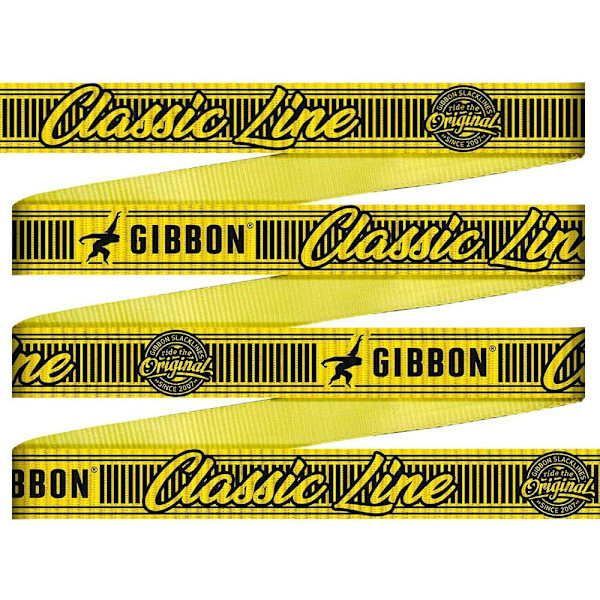 Gibbon Slacklines Classic Line X13 Keltainen 15 m