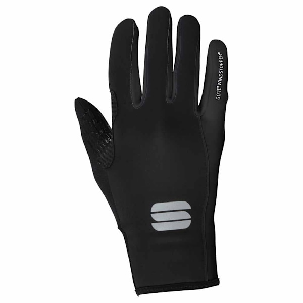 Sportful Lange Handsker Essential 2 Windstopper Sort L Kvinde