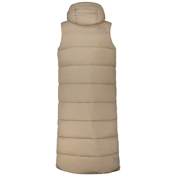 Superdry Dunväst Ripstop Longline Beige S Kvinna