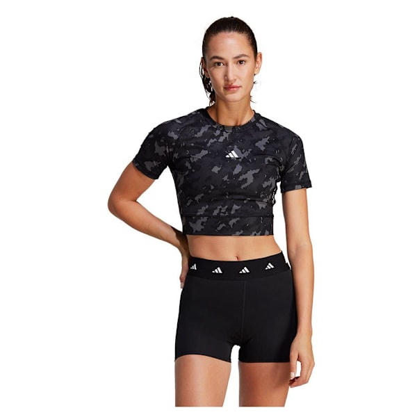 Adidas Lyhythihainen T-paita Tf Print Cro T Musta L Nainen