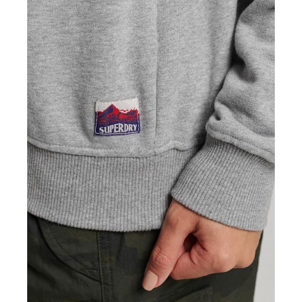 Superdry Hættetrøje Ski Grå M Kvinde