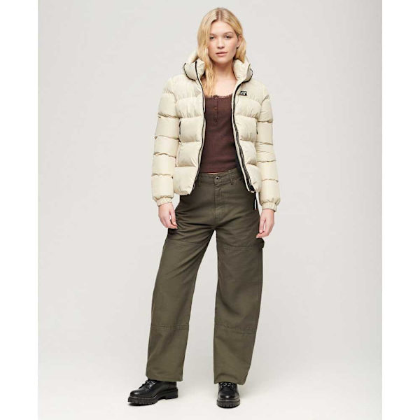 Superdry Sports Jacka Beige XS Kvinna