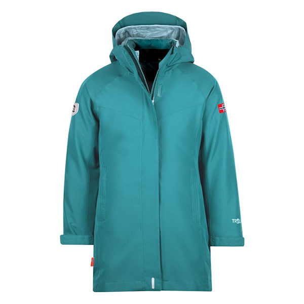 Trollkids Senja Coat Jakke Blå 176 cm Dreng