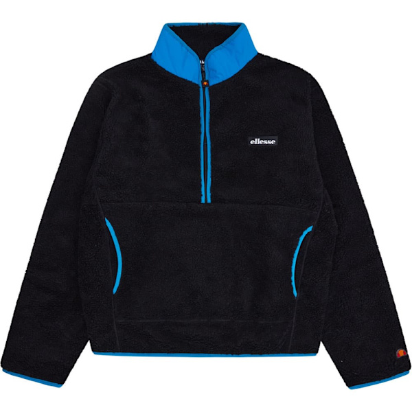 Ellesse Maracuta Halv Lynlås Sweatshirt Sort M Mand