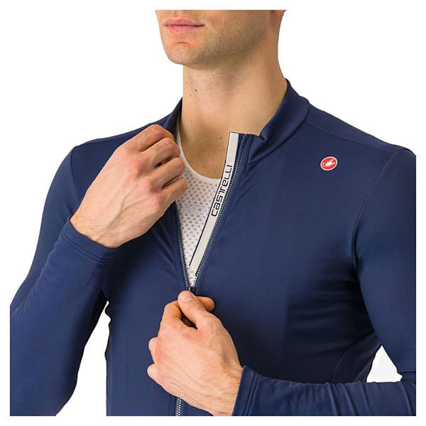 Castelli Espresso Thermal Langærmet Trøje Blå XL Mand