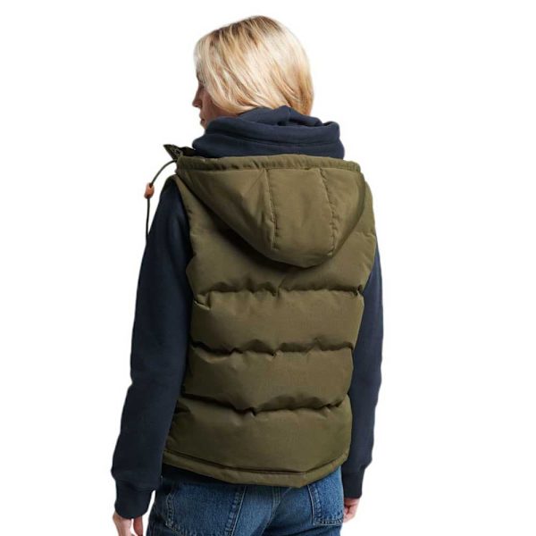 Superdry Väst Everest Grönt M Kvinna
