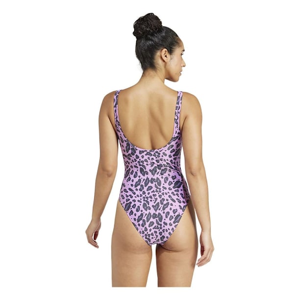 Adidas Essentials Animal Print U Back Baddräkt  40 Kvinna