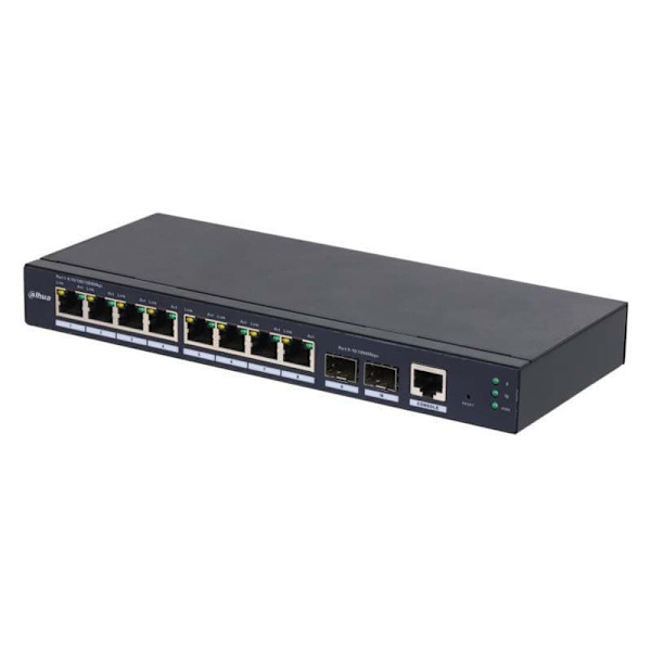 Dahua Port Managed Desktop Gigabit Switch It Dh-sg4010-2f 10 Svart