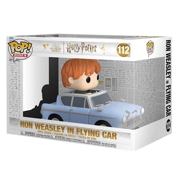 Funko Pop Harry Potter Ron Weasley In Flying Car Flerfärgad